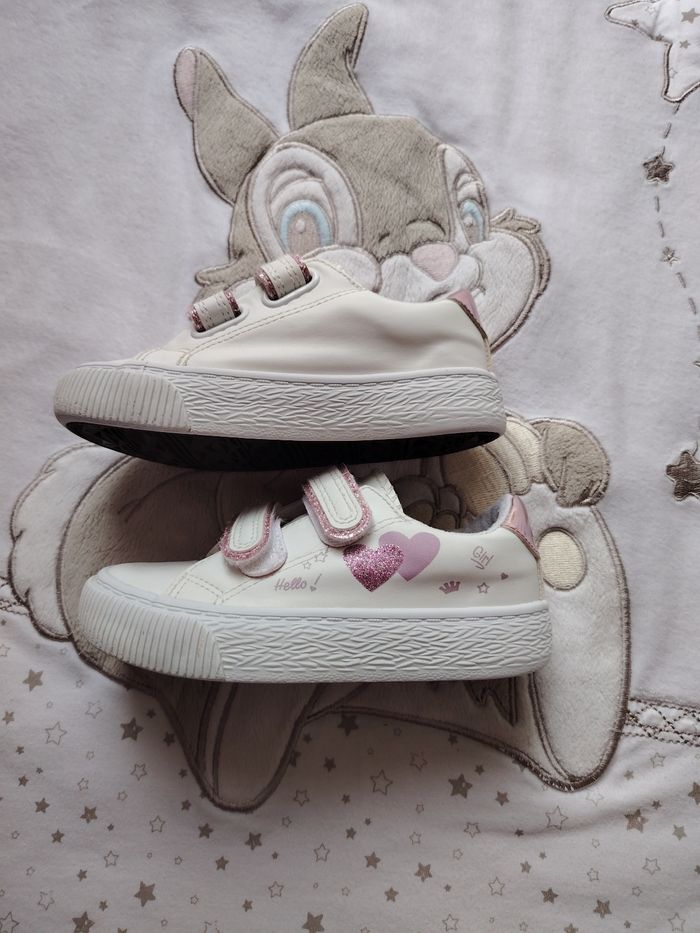 Basket blanche et rose - photo numéro 3
