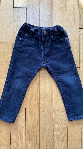 Pantalon Zara velours fin