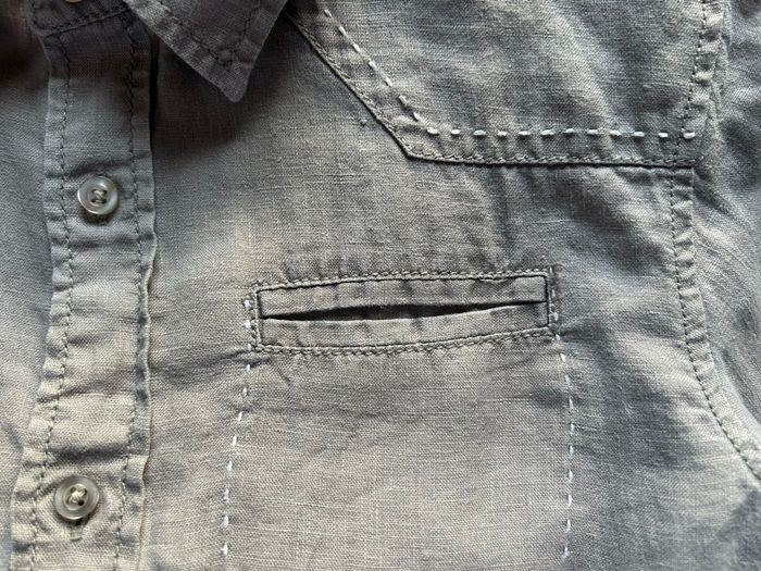 Chemise lin gris taupe 5 ans Okaidi - photo numéro 4
