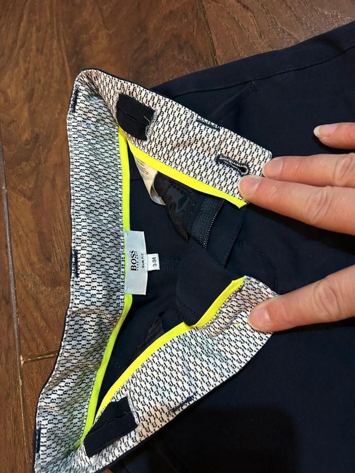 Pantalon de Costume slim fit bleu marine Hugo Boss 3ans - photo numéro 10