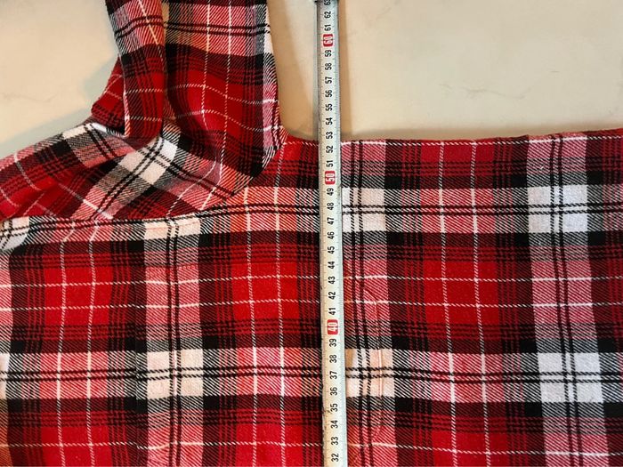 Chemise Fieldn Forest ( vintage dressing ) coton / flanelle taille M couleur rouge et grise. - photo numéro 7