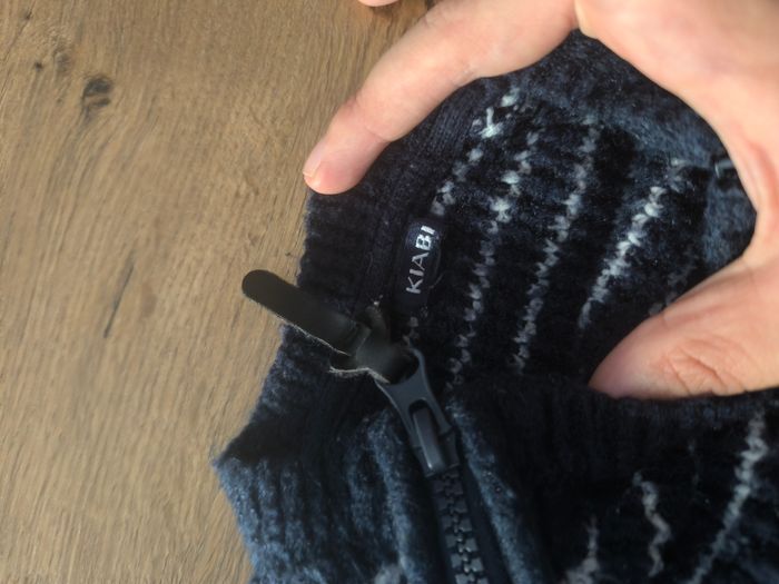 Pull en laine camionneur marinière bleu marine et blanc 3 ans - photo numéro 3
