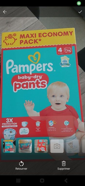 Pampers taille4