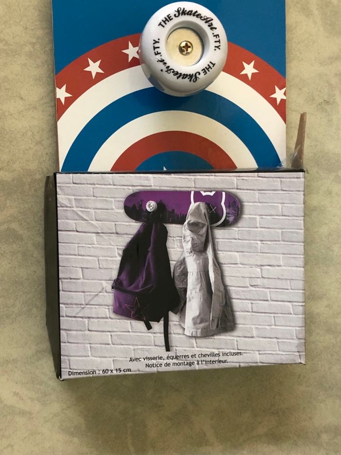 Porte manteau skateboard - photo numéro 5