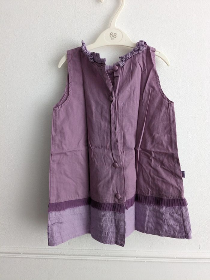 Robe et chapeau été violets 18 mois - photo numéro 4