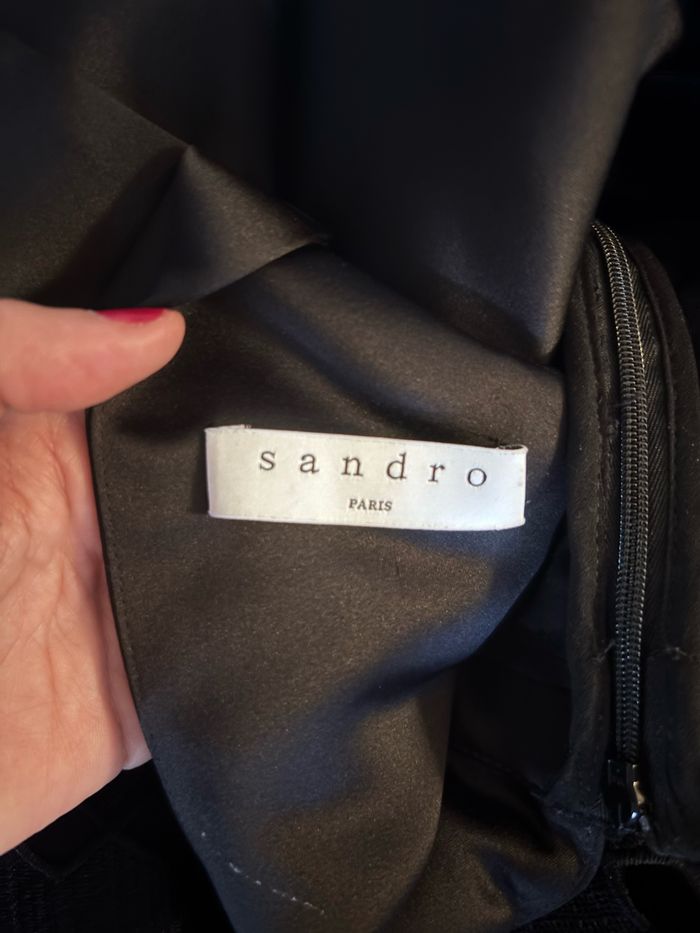 Robe Sandro noir taille 36/38 - photo numéro 5