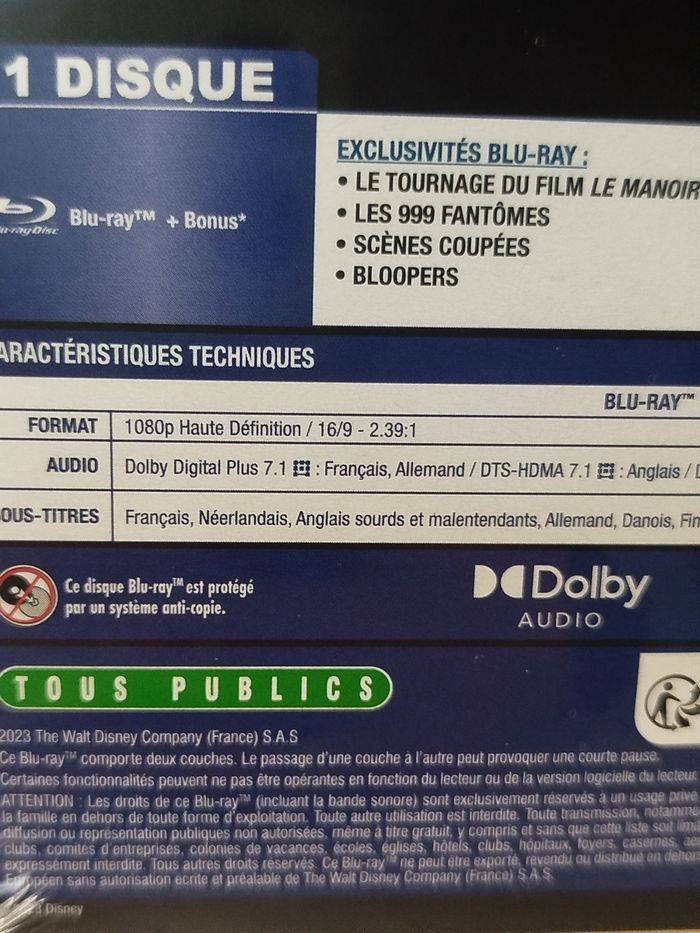 Le manoir hanté - Blu-ray (sous blister) - photo numéro 4