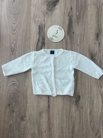 Gilet 3 mois fille kiabi 