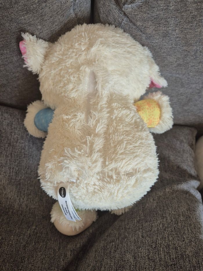 Peluche jouet bébé mouton avec bruitage - photo numéro 2