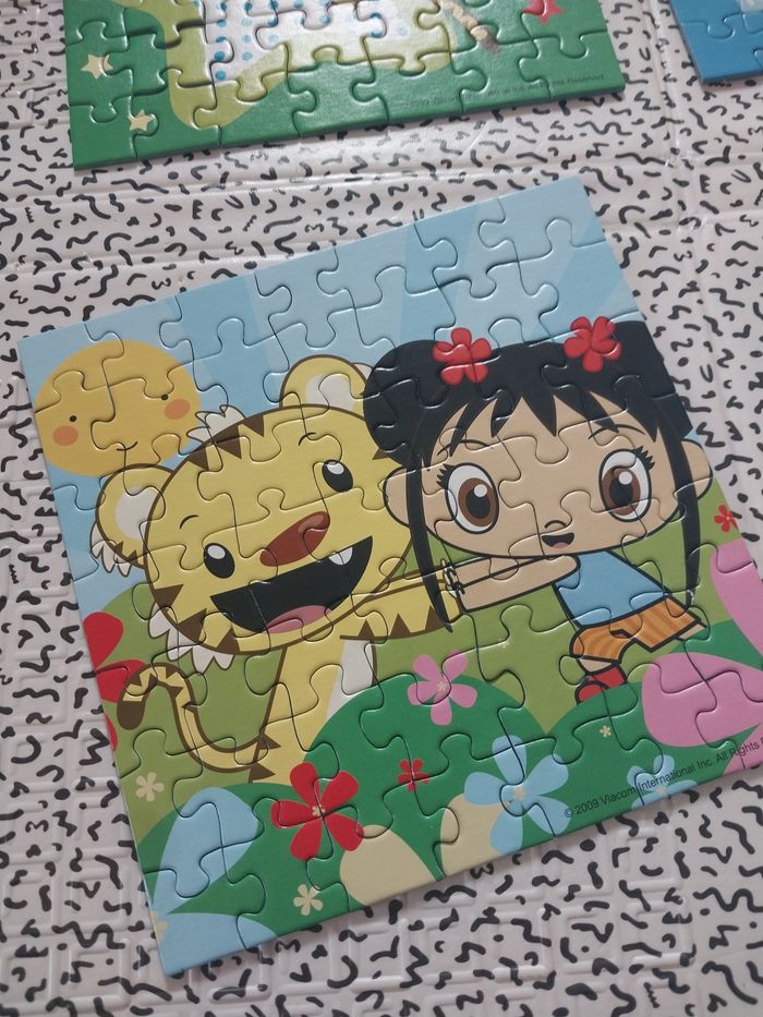puzzle ravensburger enfant 3x49 pieces ni hao kai lan complet - photo numéro 2