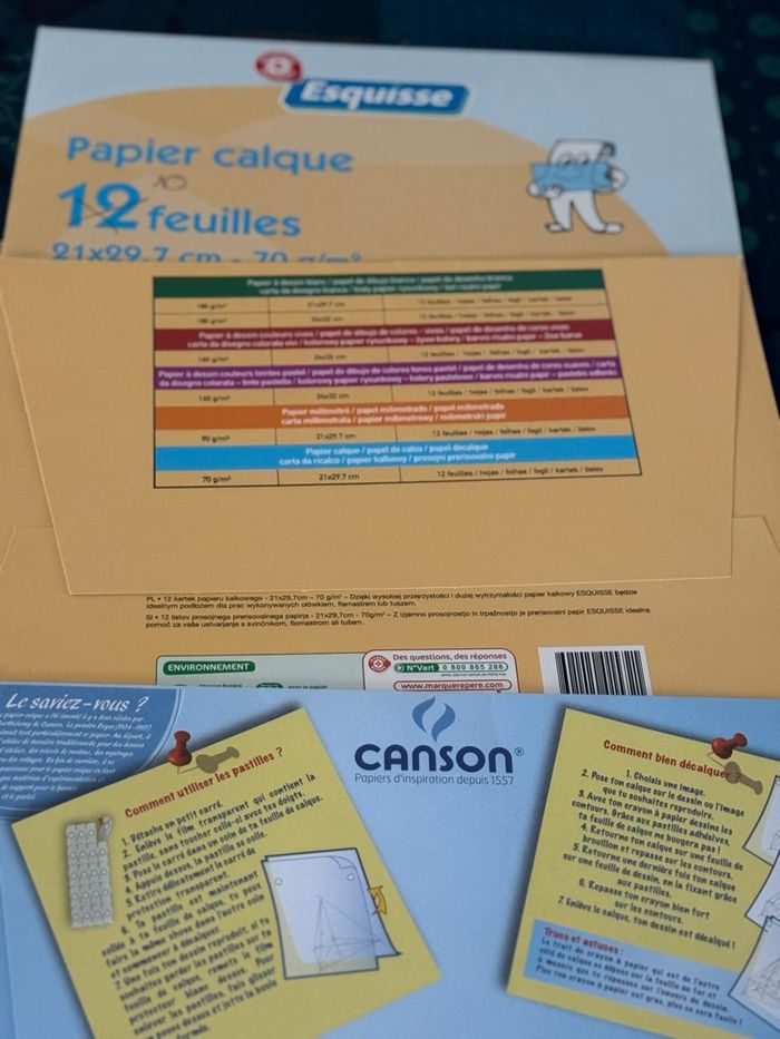 Lot de 3 pochettes calques - photo numéro 4