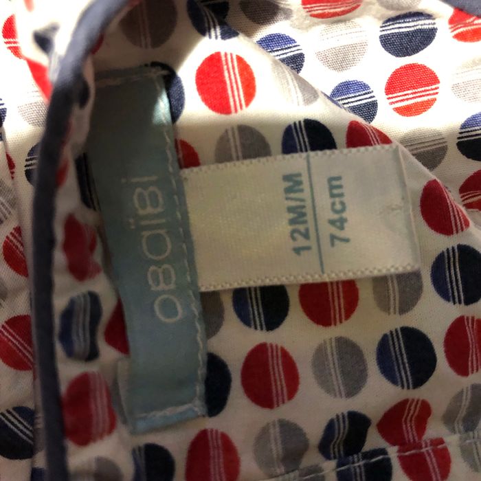 Tunique blouse 12 mois Obaibi état neuf - photo numéro 5