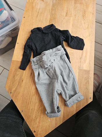 Pantalon et tee-shirt manche longue 1 mois