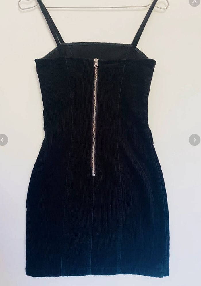Robe bretelle velours côtelé - photo numéro 5