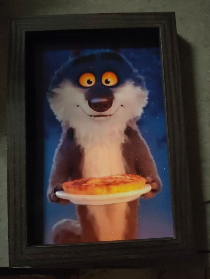 Cadre loup mal aimé