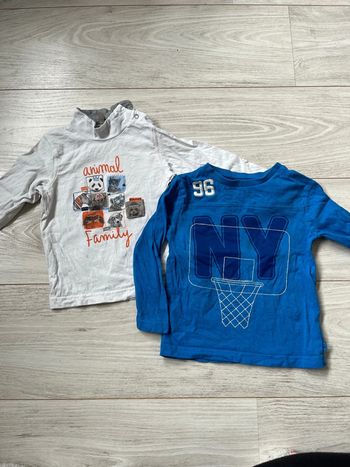 T-shirt manches longues 24 mois