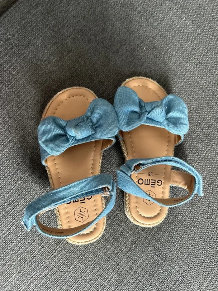 Sandales fille, gemo, taille 25 - photo numéro 5