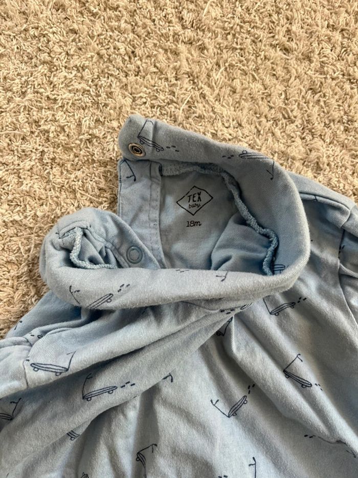 Sous pull à col roulé taille 18 mois marque Tex - photo numéro 4