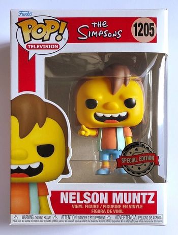 Figurine Funko Pop The Simpsons Nelson Muntz 1205