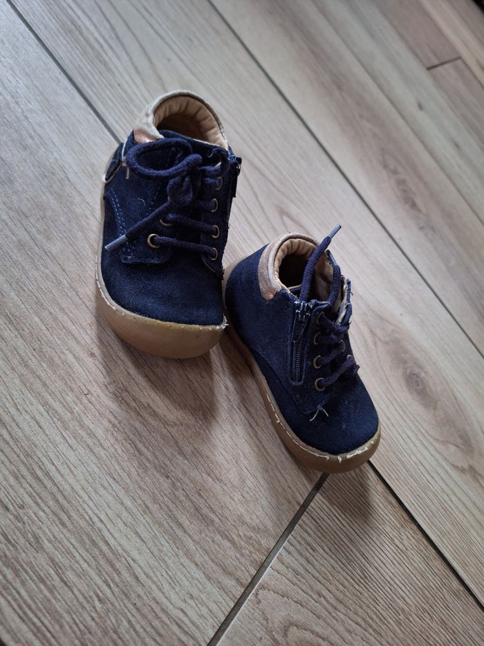 Bottines bébé fille bleues marines 20 - photo numéro 6