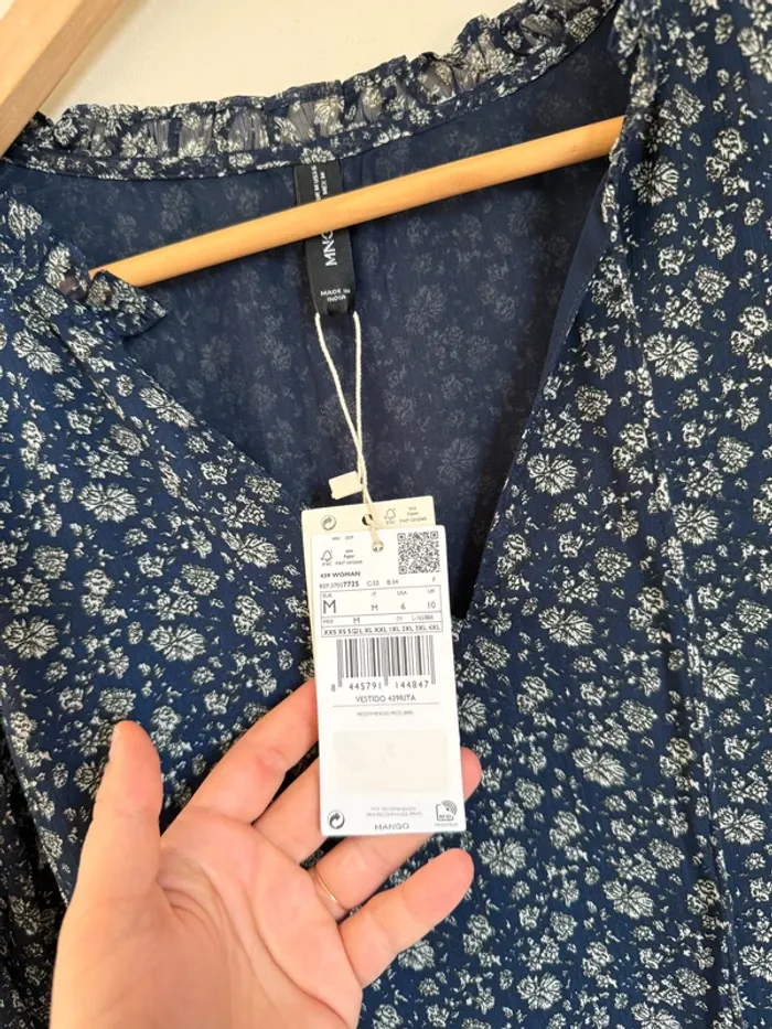 Robe Mango bleu neuve - photo numéro 5
