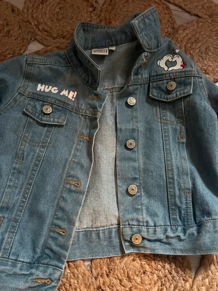 Veste en jean Disney Mickey&Minnie 4 ans - photo numéro 2