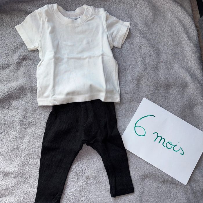 T-shirt blanc legging