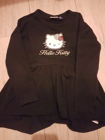 Robe tunique bleu marine hello kitty 4 ans original marines