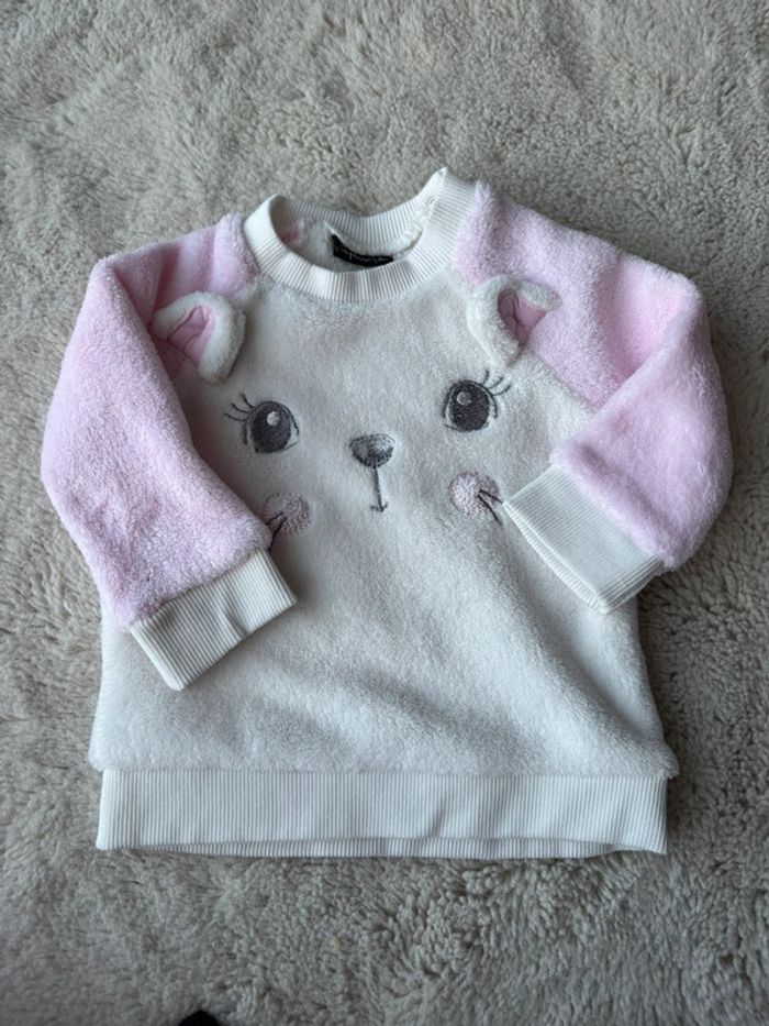 👚lot de 3 pulls - bébé fille - 6 mois - terre de marin - Kiabi- très bon état - photo numéro 5