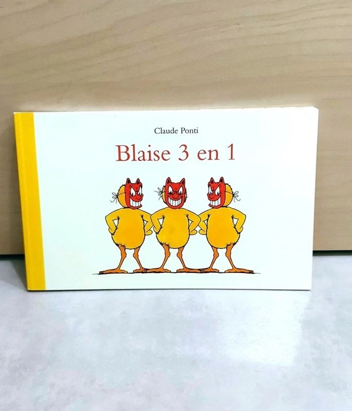 🌺 Livre (école des loisirs) : Blaise 3 en 1