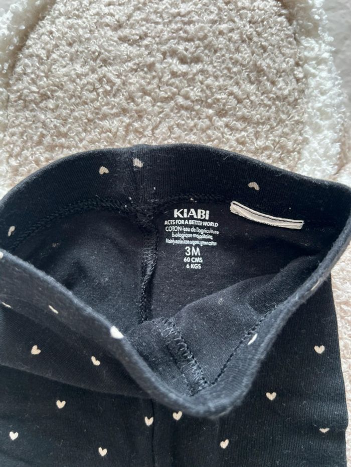 Legging fin noir et cœurs - photo numéro 3