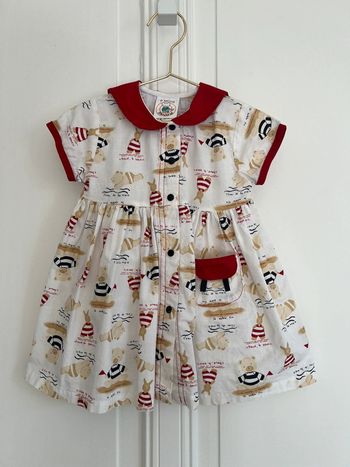 Robe 6 mois motif nounours