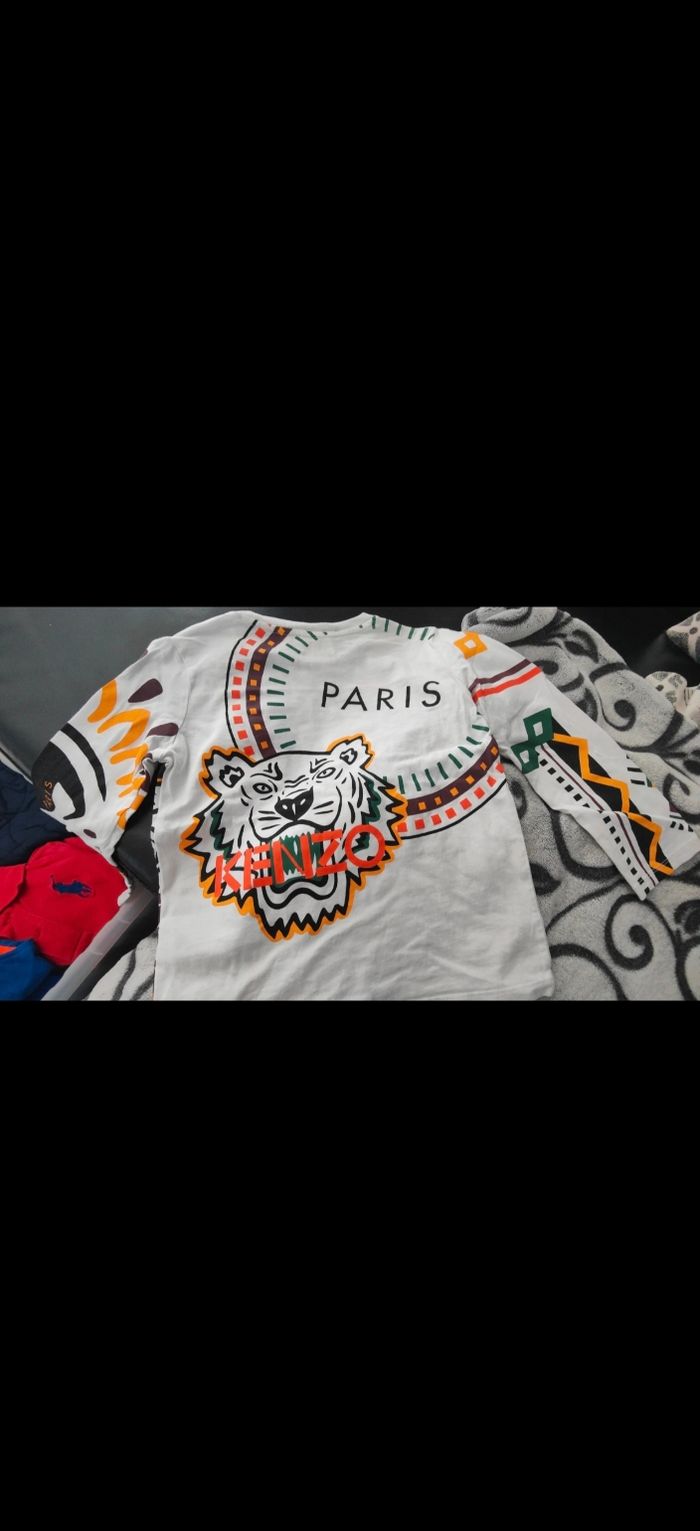Tee shirt manches longues kenzo - photo numéro 2