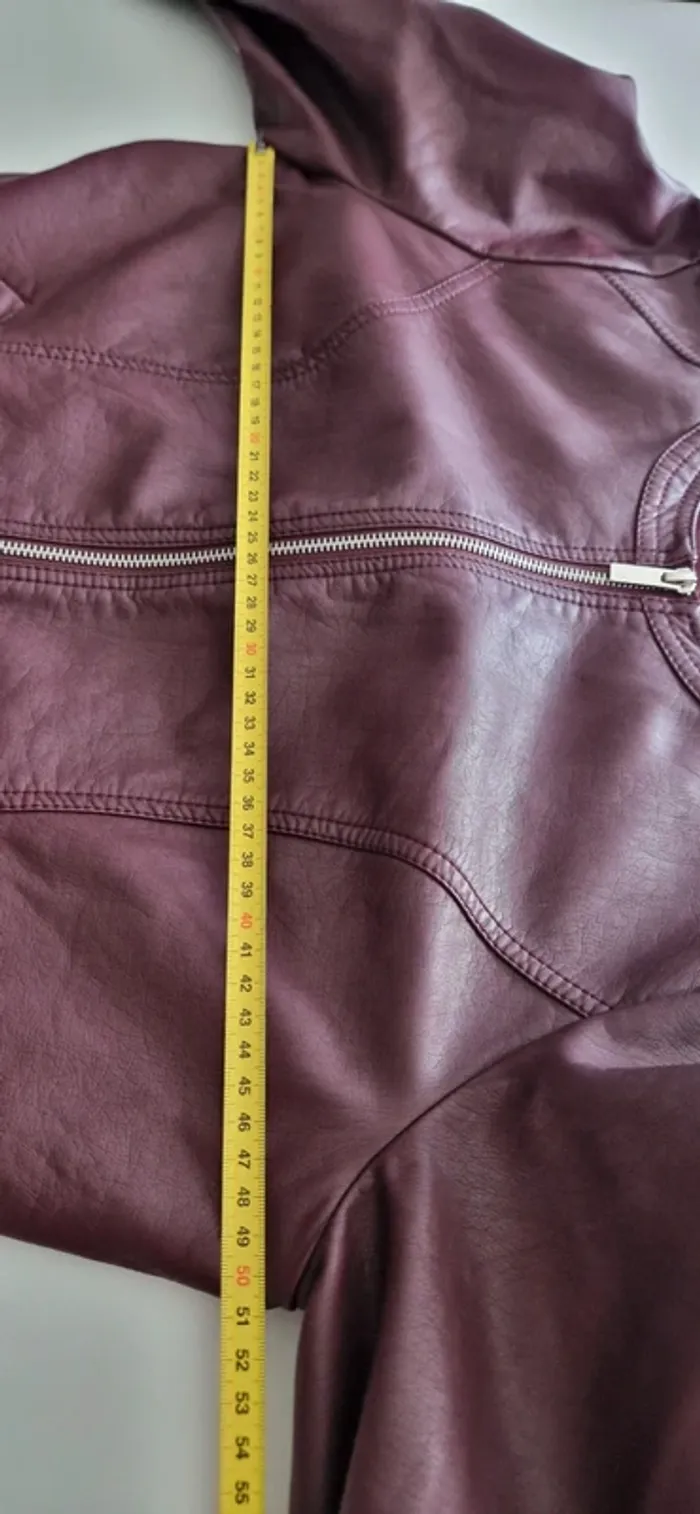 Veste bordeau - photo numéro 5