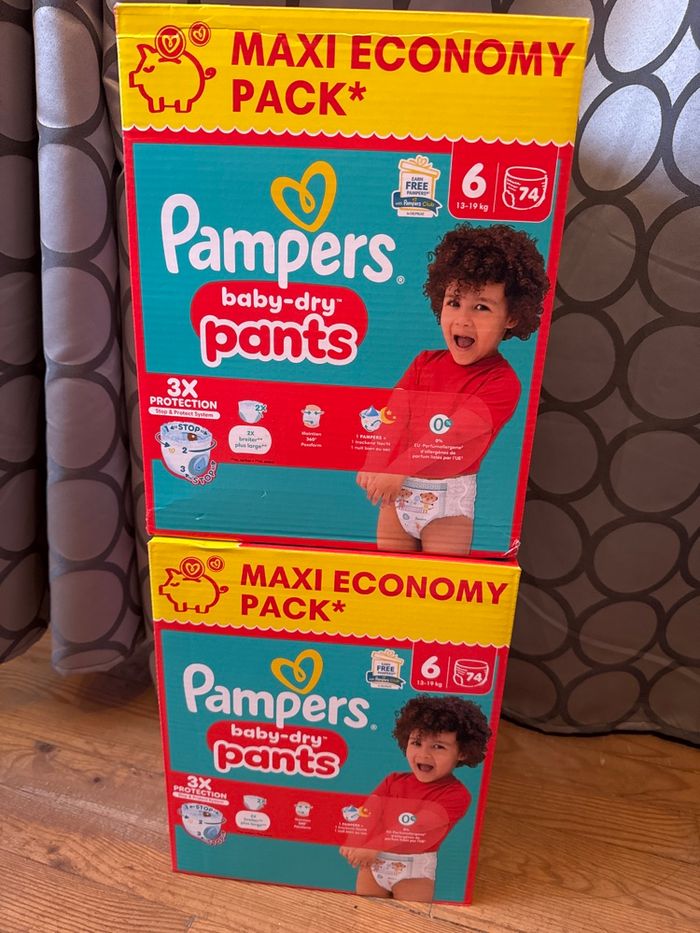Couches bébé Pampers taille 6