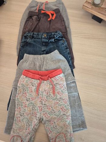 Lot de 5 pantalons garçon 18 mois