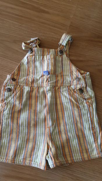 salopette short 6 mois dpam