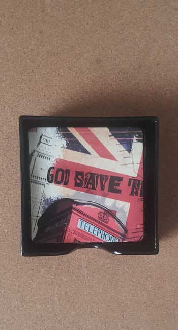 Sous verres "Anglais" dans sa boite