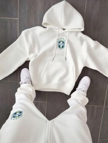 Ensemble du Brésil blanc taille M 