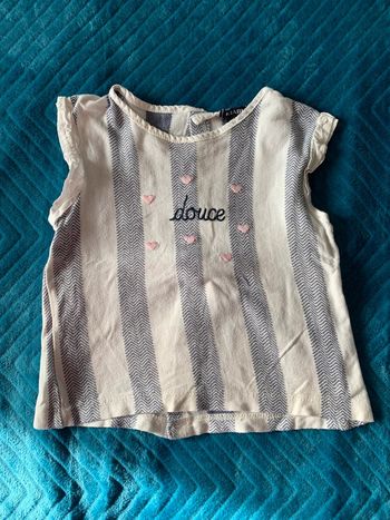 Tee shirt fille 12 mois