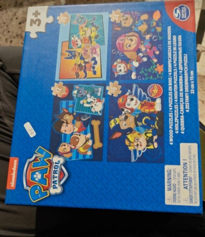 Puzzle 3en 1 paw patrol