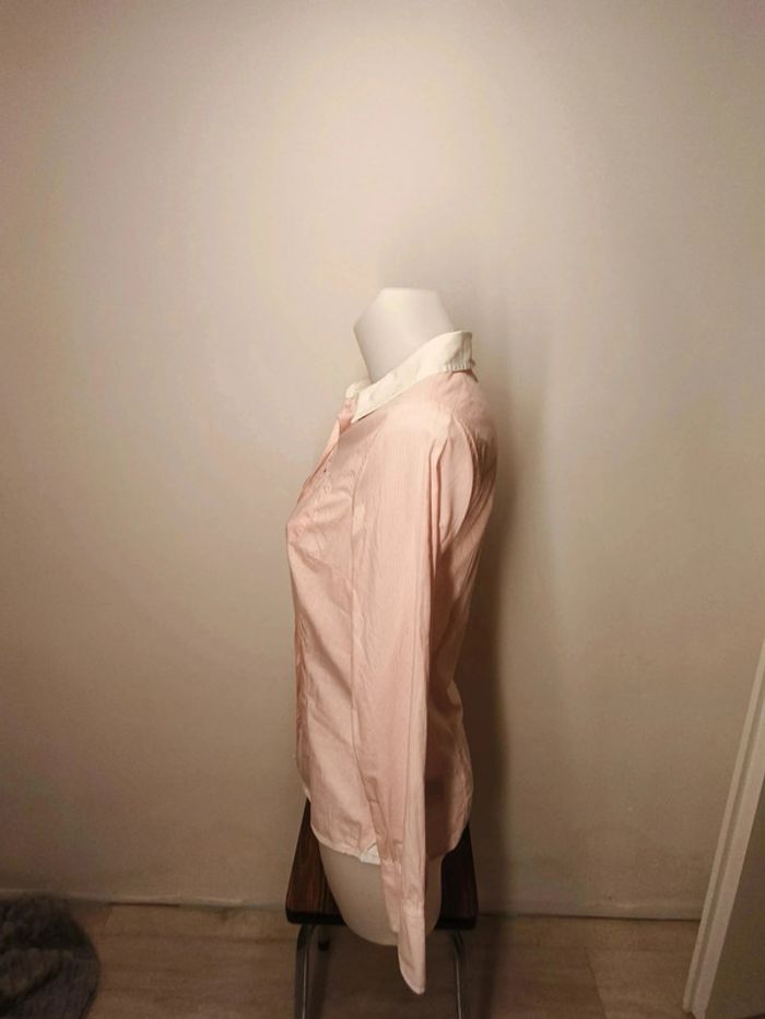 Chemise Tommy Hilfiger Femme Taille S Rose rayé - photo numéro 4