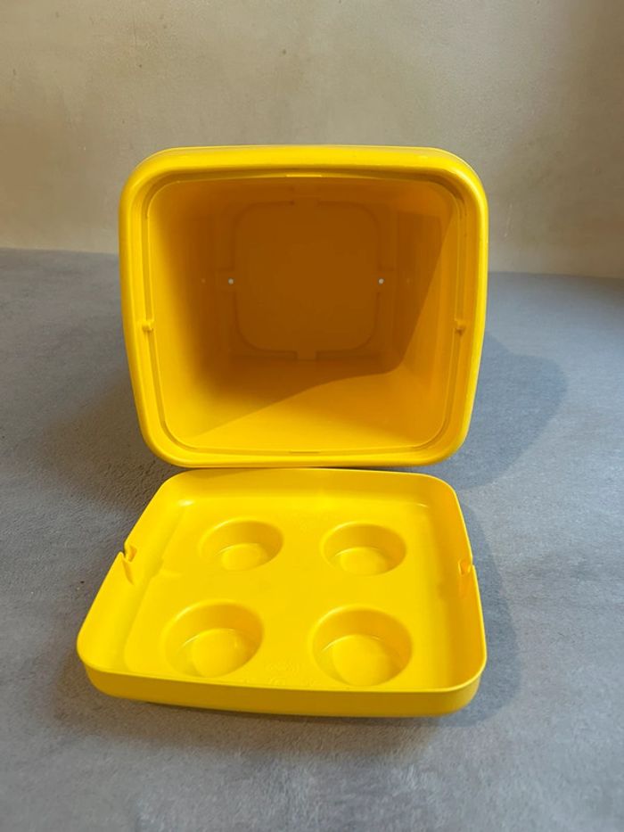 Caisse boîte lego VIDE 10662 couleur jaune - photo numéro 7