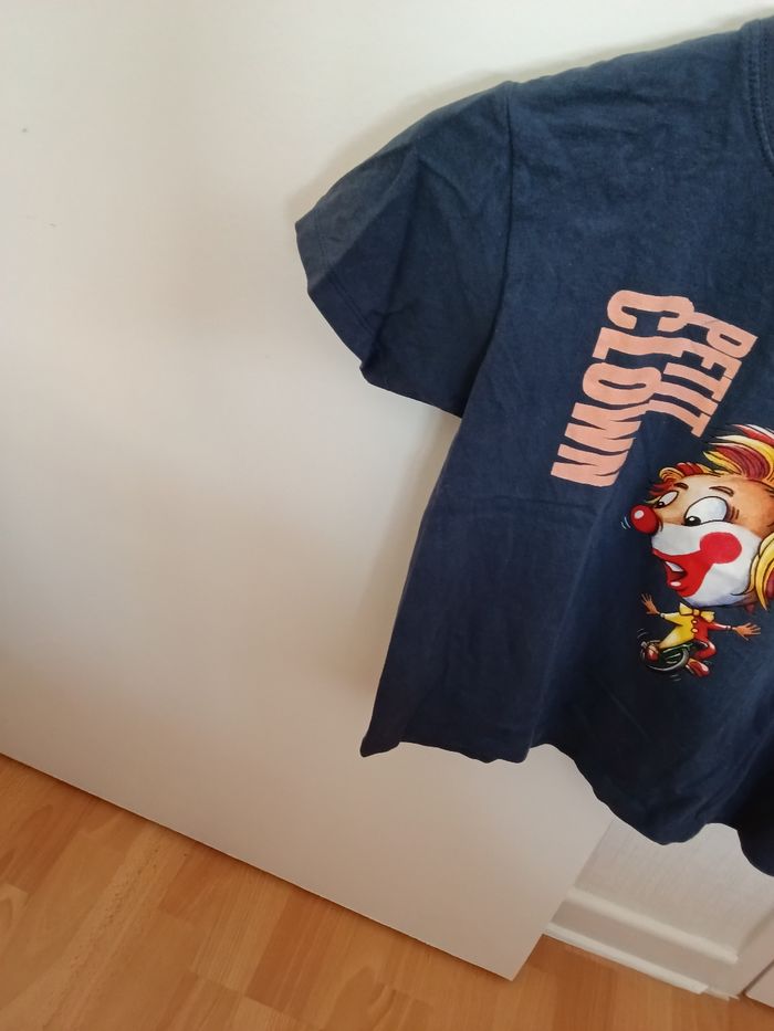 Tee-shirt cap fun bleu marine et multicolore - photo numéro 2