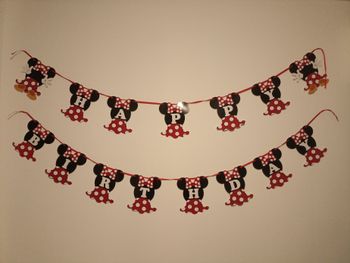 Banderole anniversaire Minnie