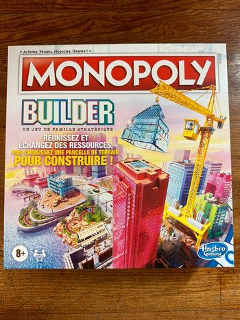 NEUF scellé jeu de société Monopoly Builder Hasbro immeubles 3D grues