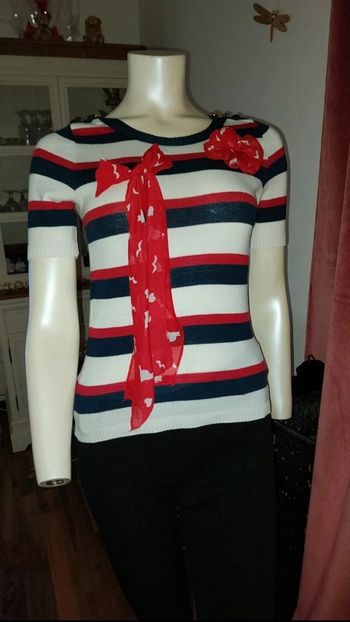 Top mariniere chic by Morgan Excellent état Taille S