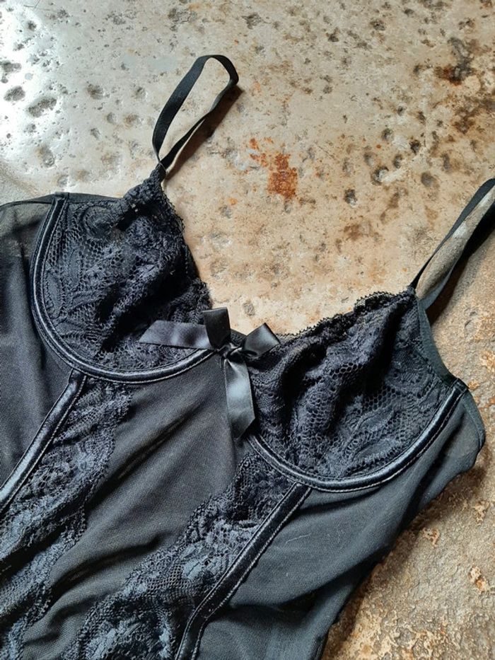 Bustier sexy noir L - photo numéro 2