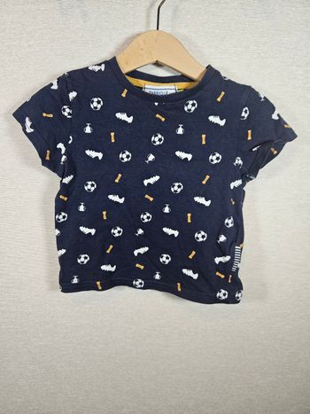 T-shirt  motif foot la fabrique des garçons 3ans