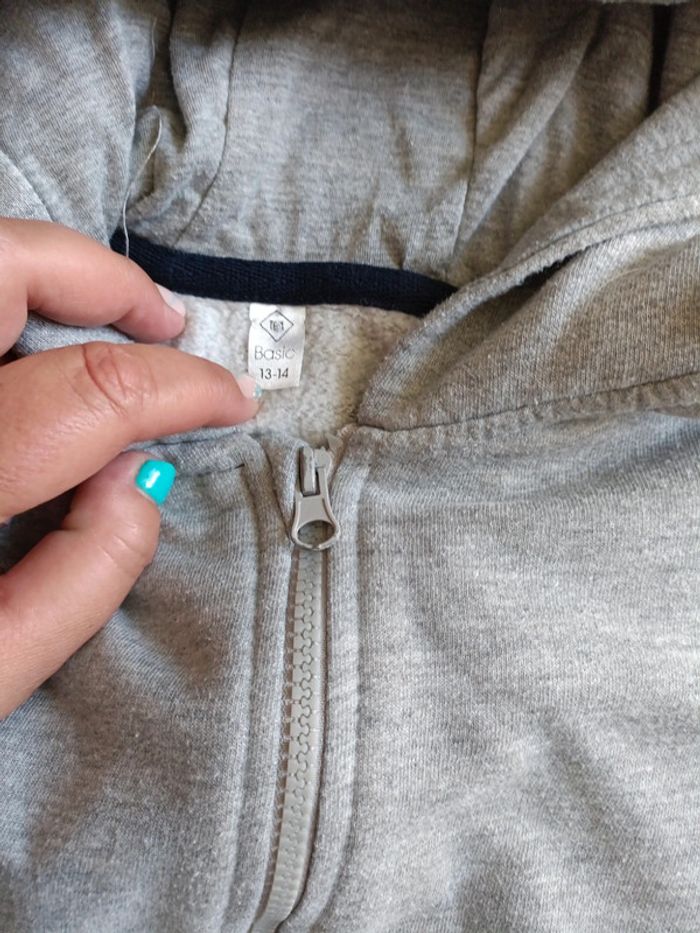 Veste gilet gris Tex 13 - 14 ans - photo numéro 5